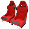 View Item Red Fixed Bucket Seats - Pair